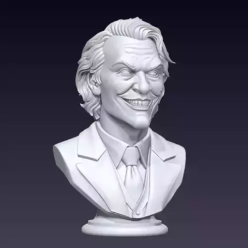 Joker Bust 3D Print Model