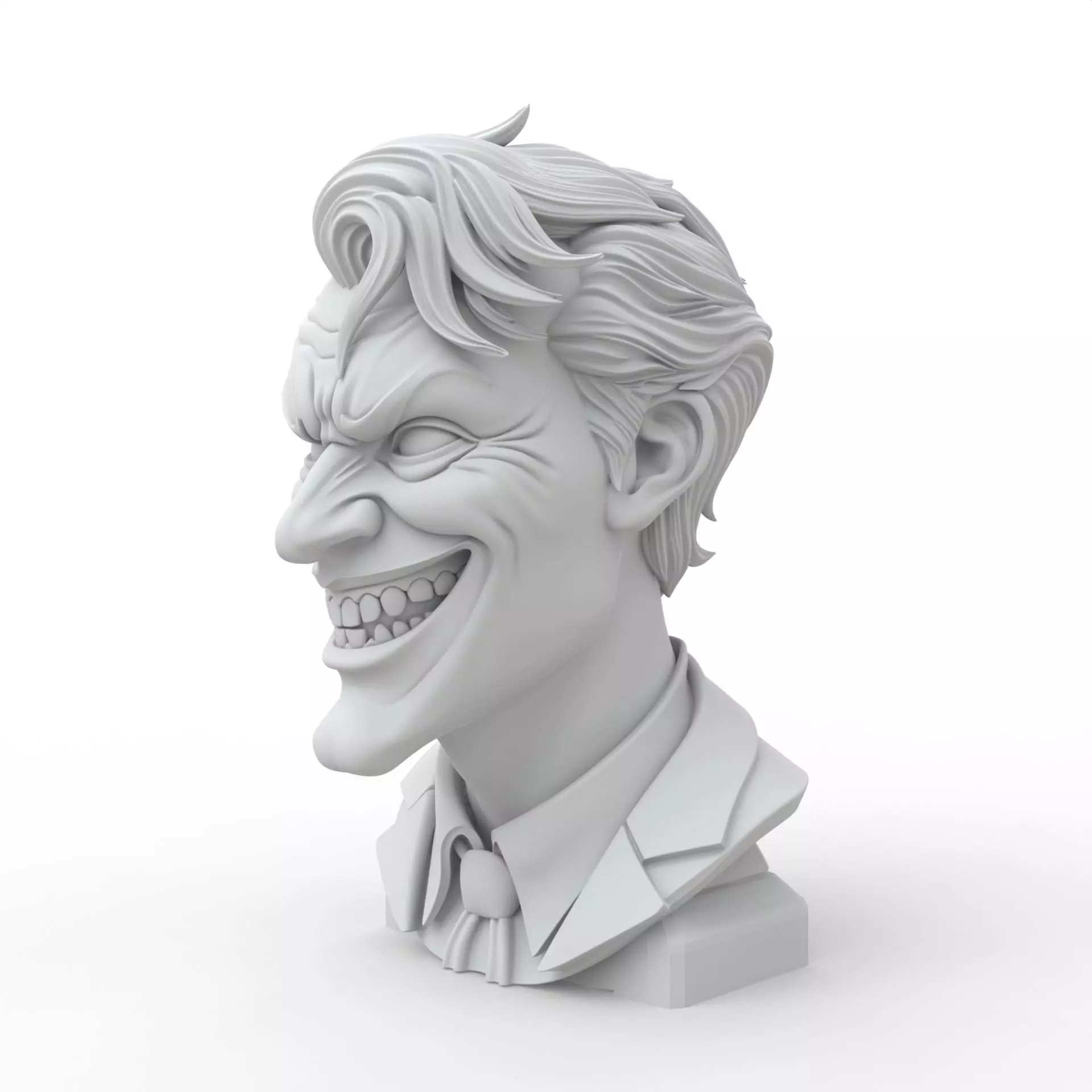Joker Bust 3D Print Model 3D print model_1