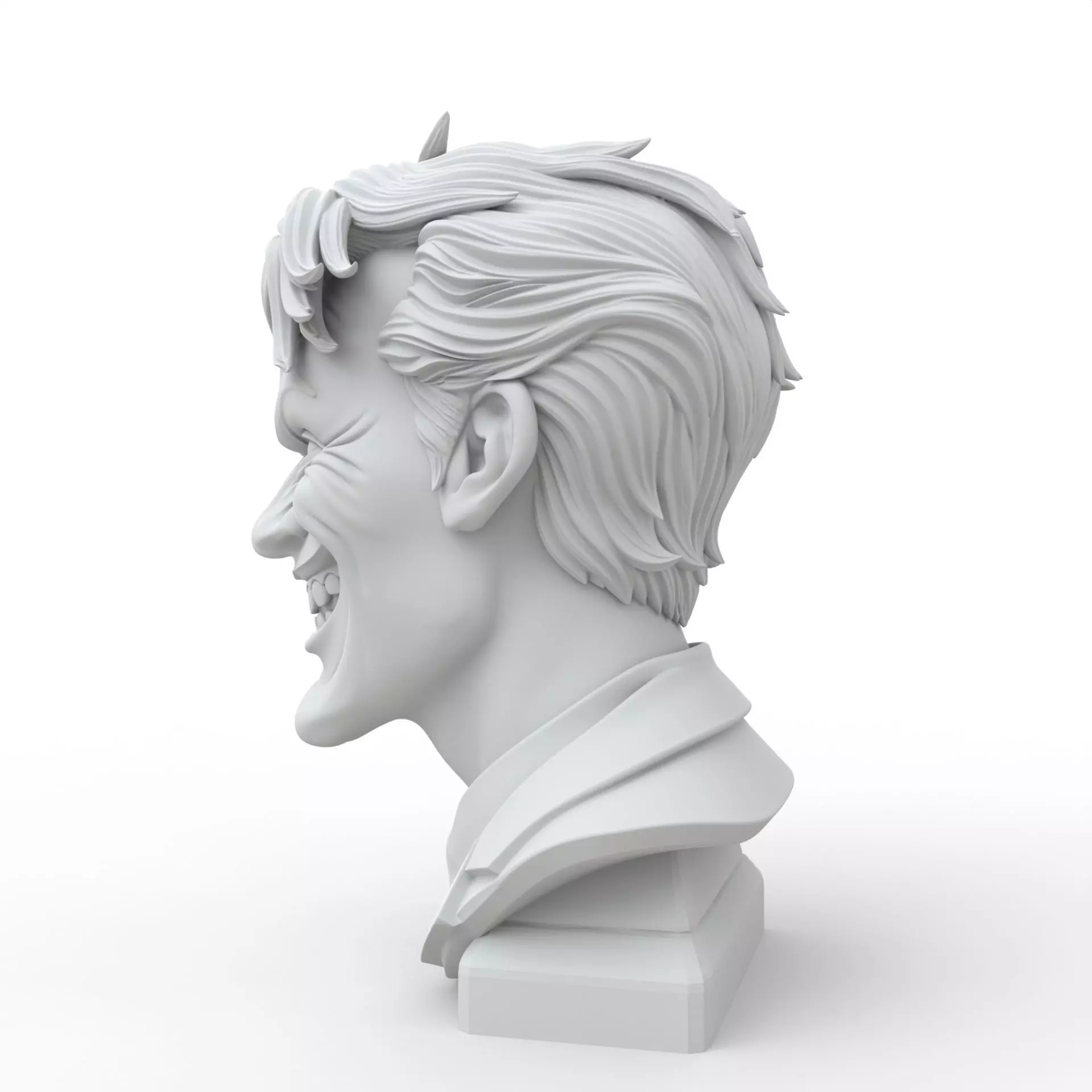 Joker Bust 3D Print Model 3D print model_2
