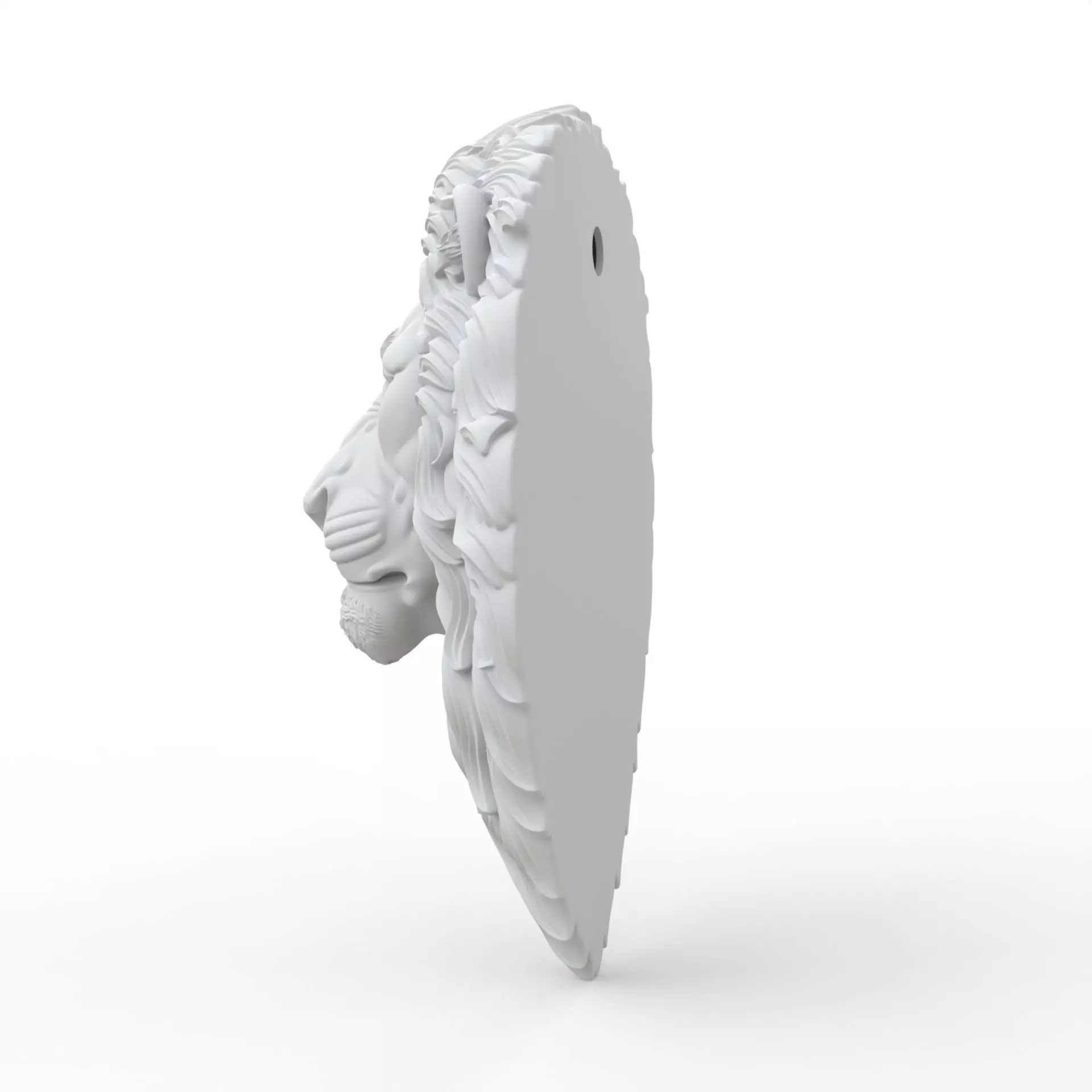 Lion Head 3D Print Model 3D print model_2