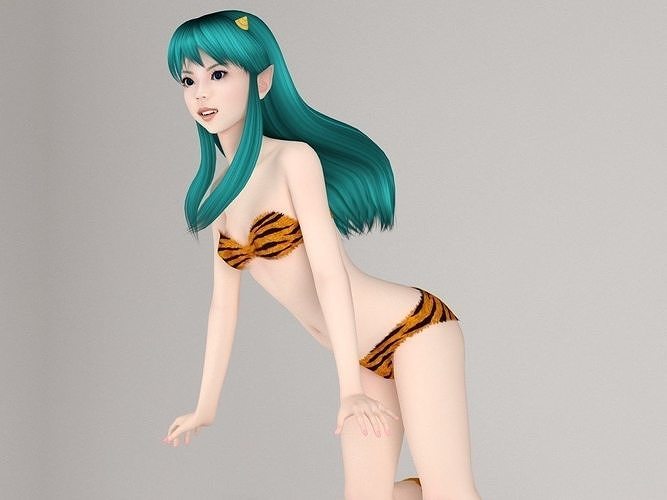 Lum various outfit pose 02 3D model