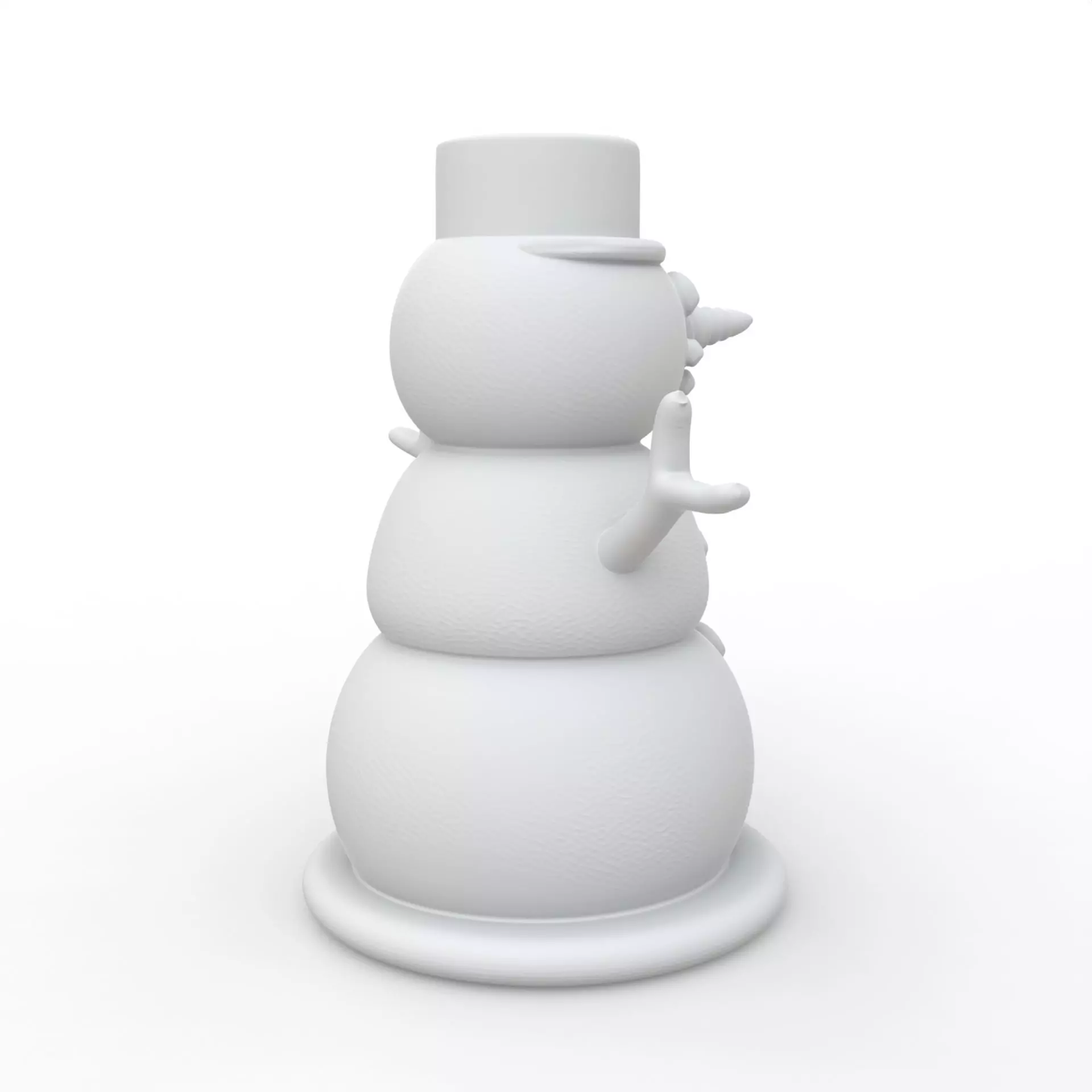 Snowman 3D Print Model 3D print model_4