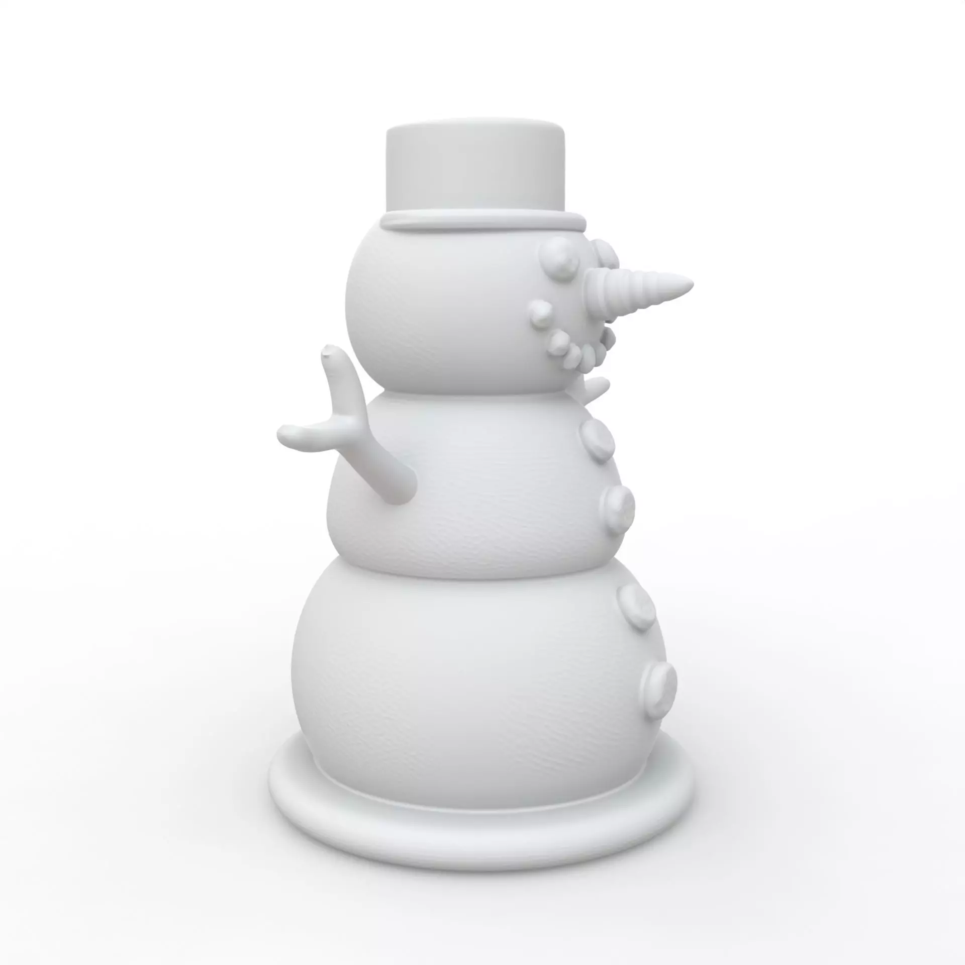 Snowman 3D Print Model 3D print model_5