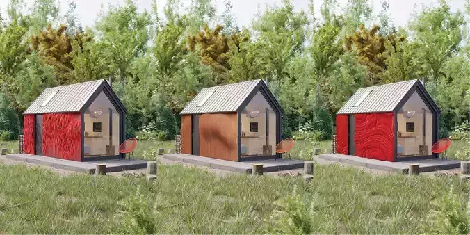 Parametric Walls Forest Cabin Bundle