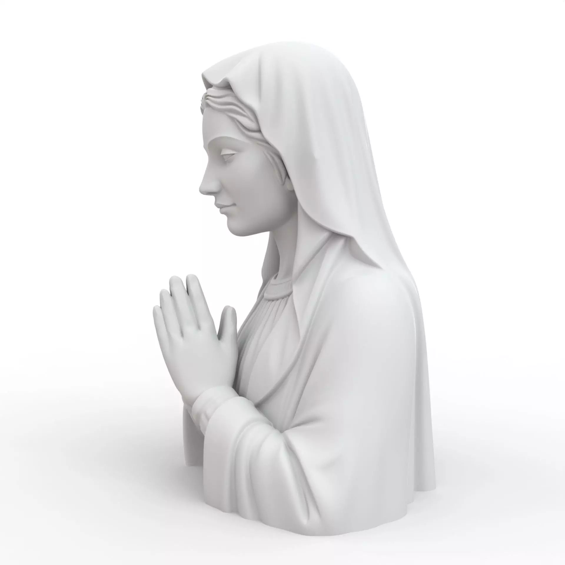 Virgin Mary 3D Print Model 3D print model_2
