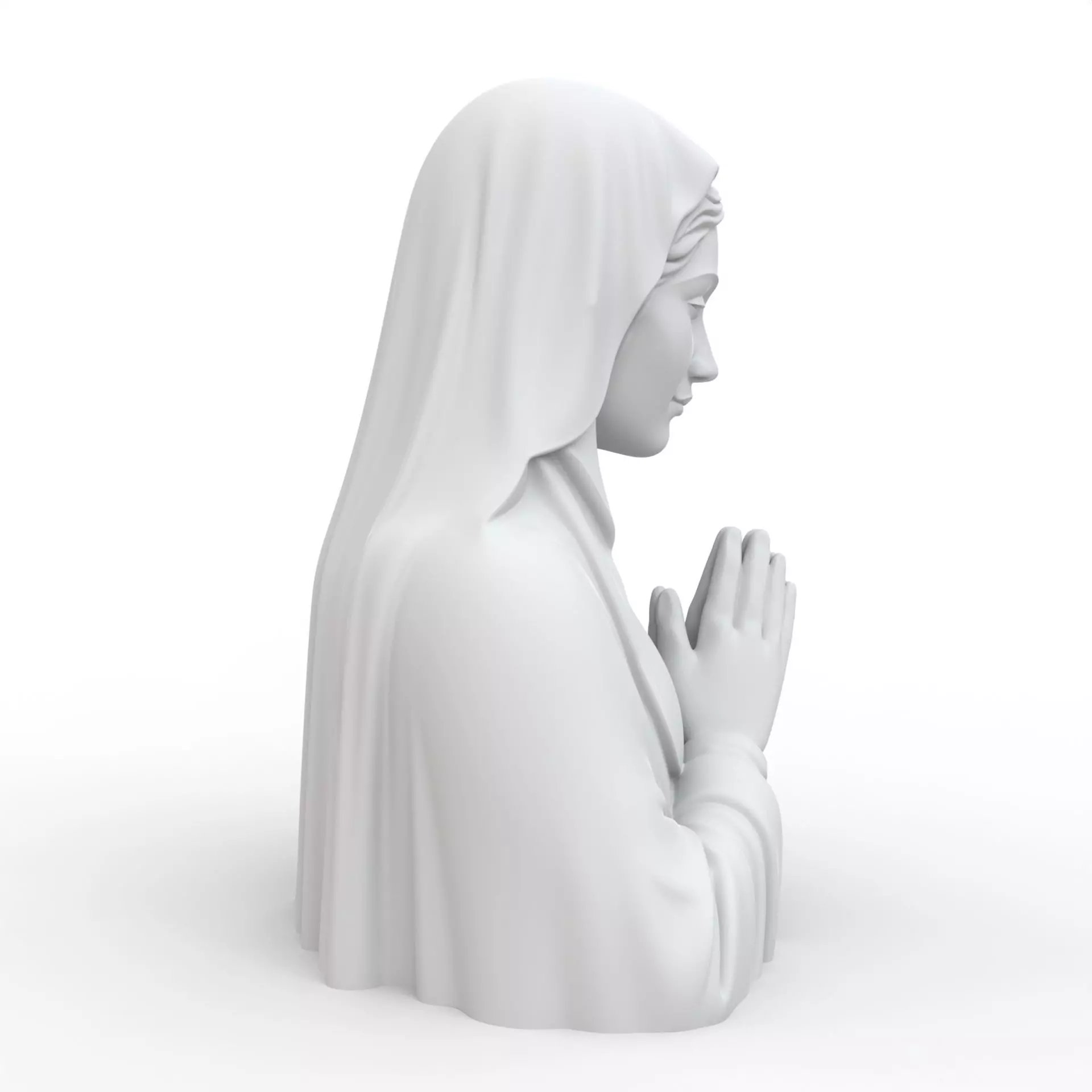 Virgin Mary 3D Print Model 3D print model_5