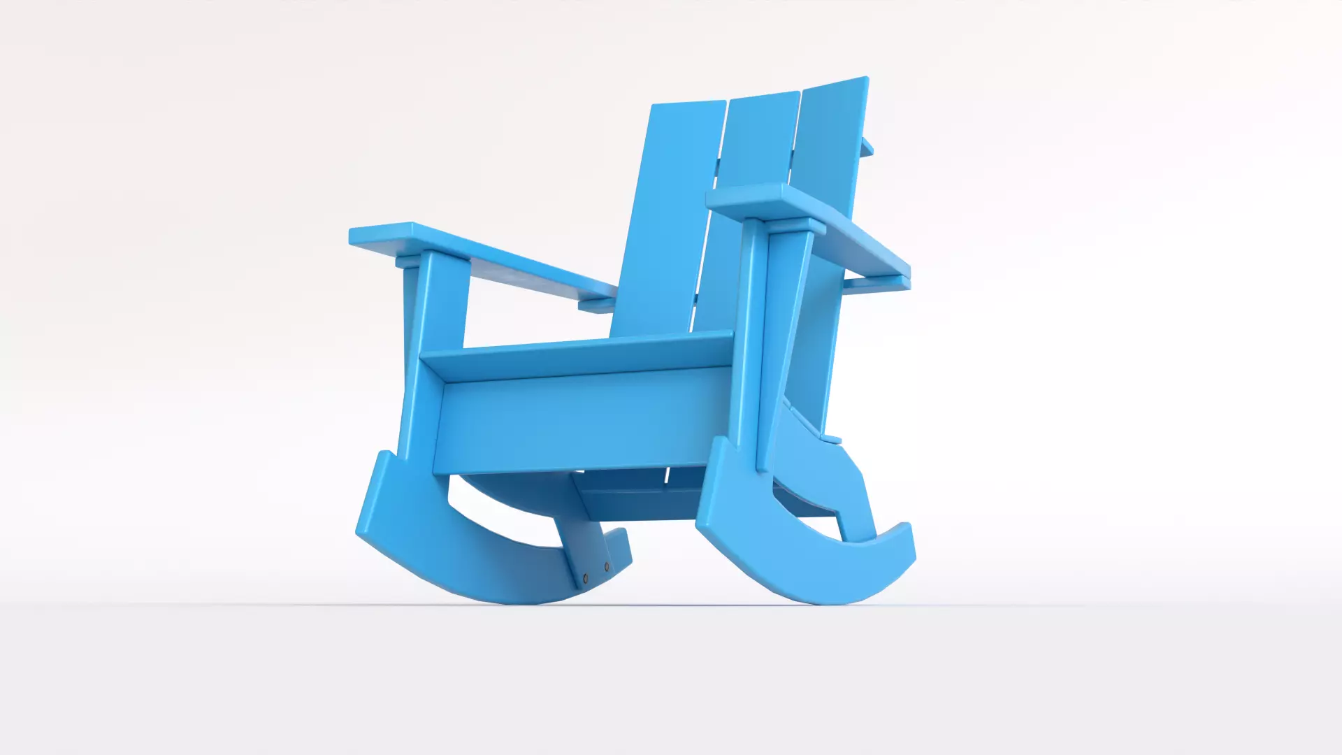 Adirondack Rocker recyclable 3D model_15