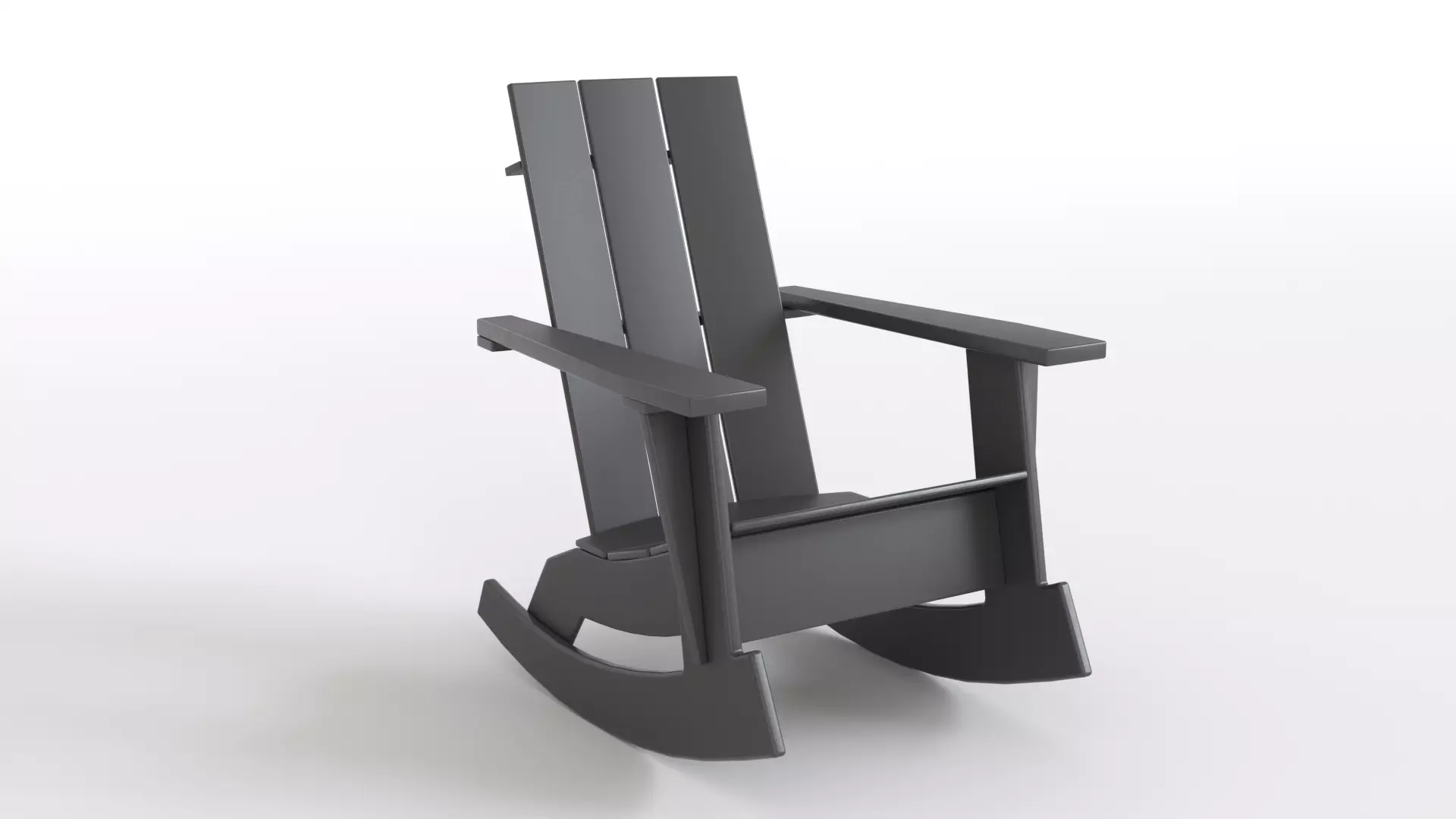 Adirondack Rocker recyclable 3D model_14