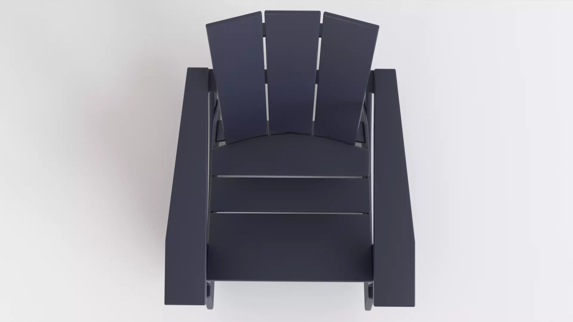 Adirondack Rocker recyclable 3D model_11