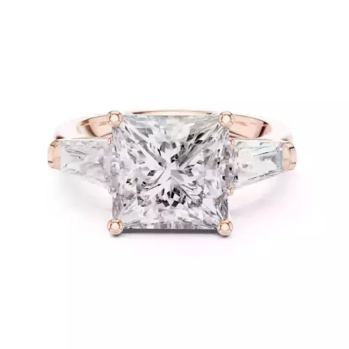 Princess Diamond Solitaire Ring