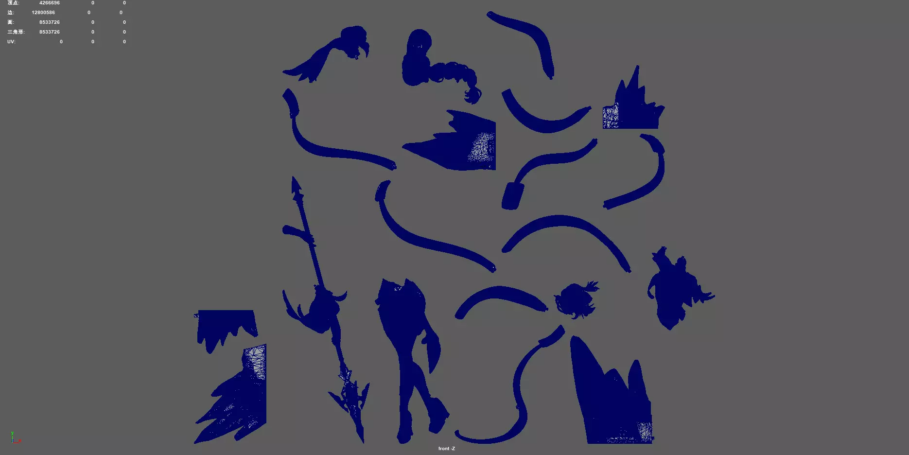 Fatestay Night Altoira 3D print model_12