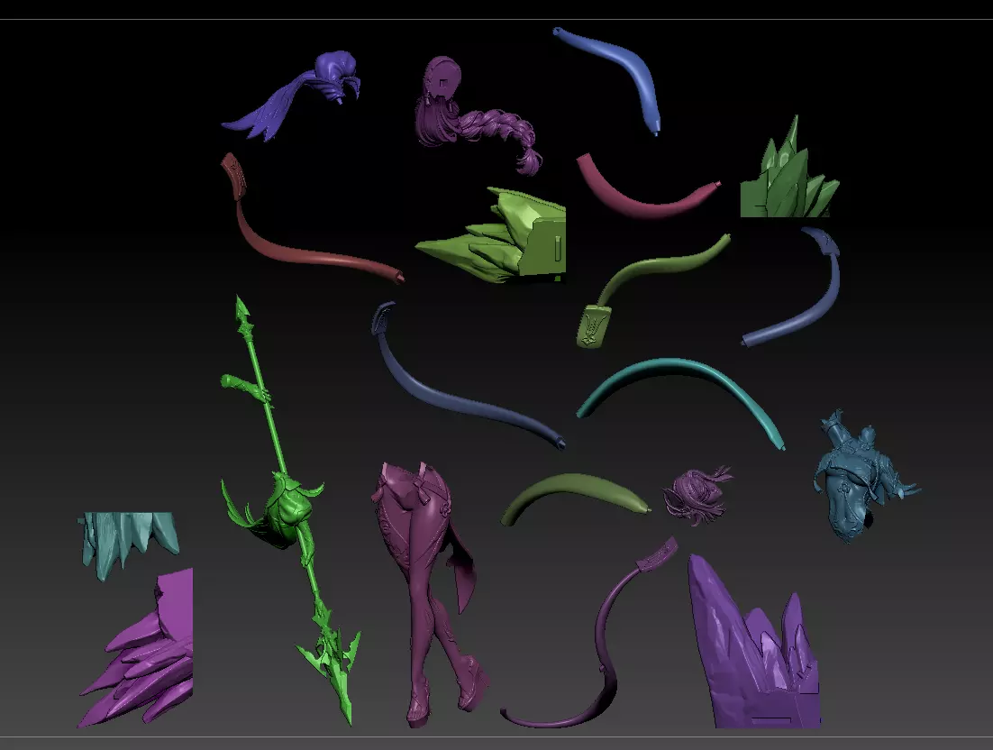 Fatestay Night Altoira 3D print model_9