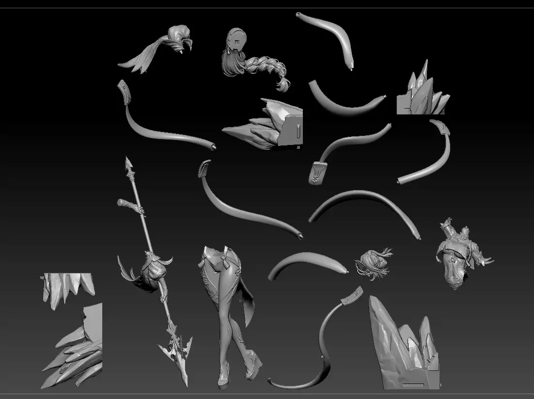 Fatestay Night Altoira 3D print model_10