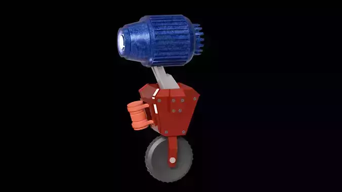 Uni Wheel Robot with Light