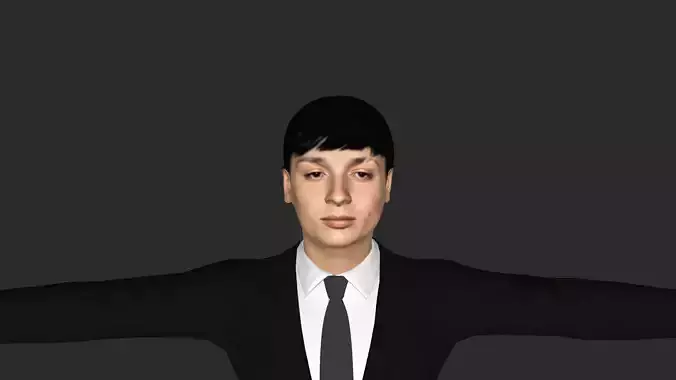 Peso Pluma Hyper Realistic Full Body Fully Rigged