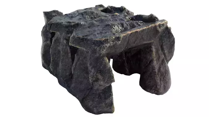 black rock cave entrance