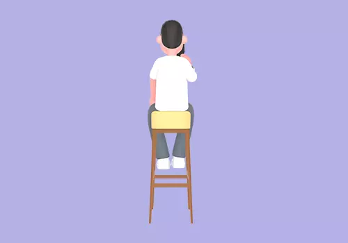 Stylized 3D Male Photographer Sitting with Camera - Character 3D model_3