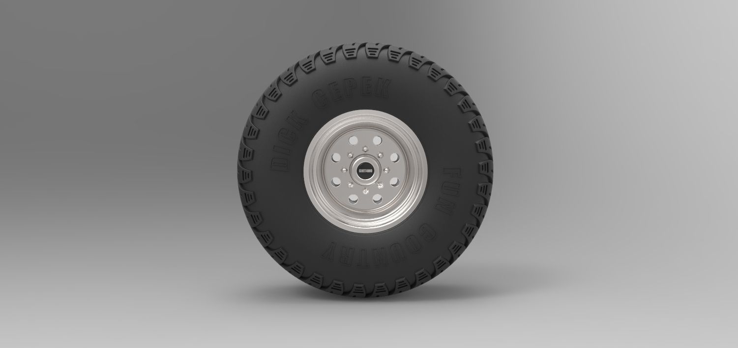 Offroad wheel 3 3D model_9
