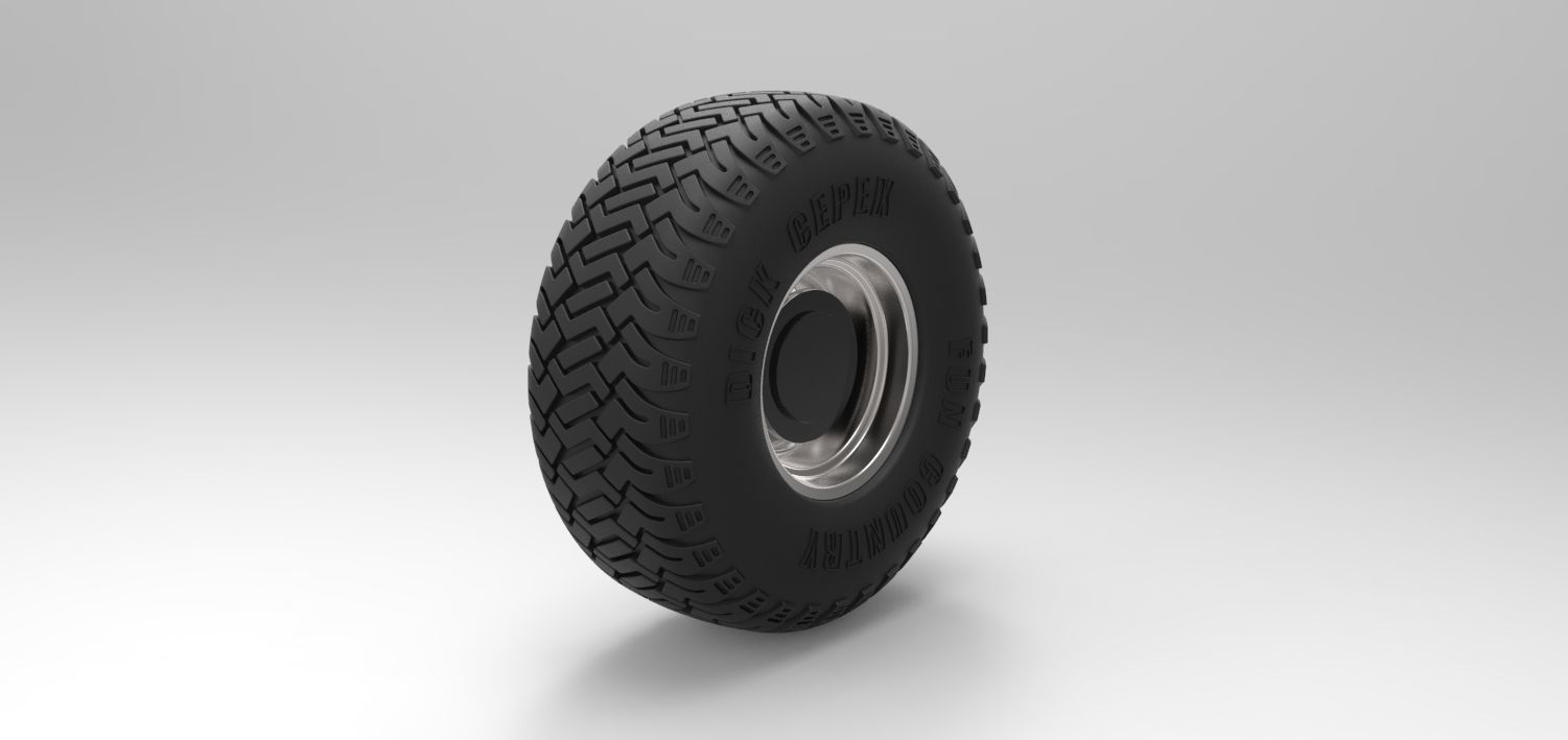 Offroad wheel 3 3D model_3