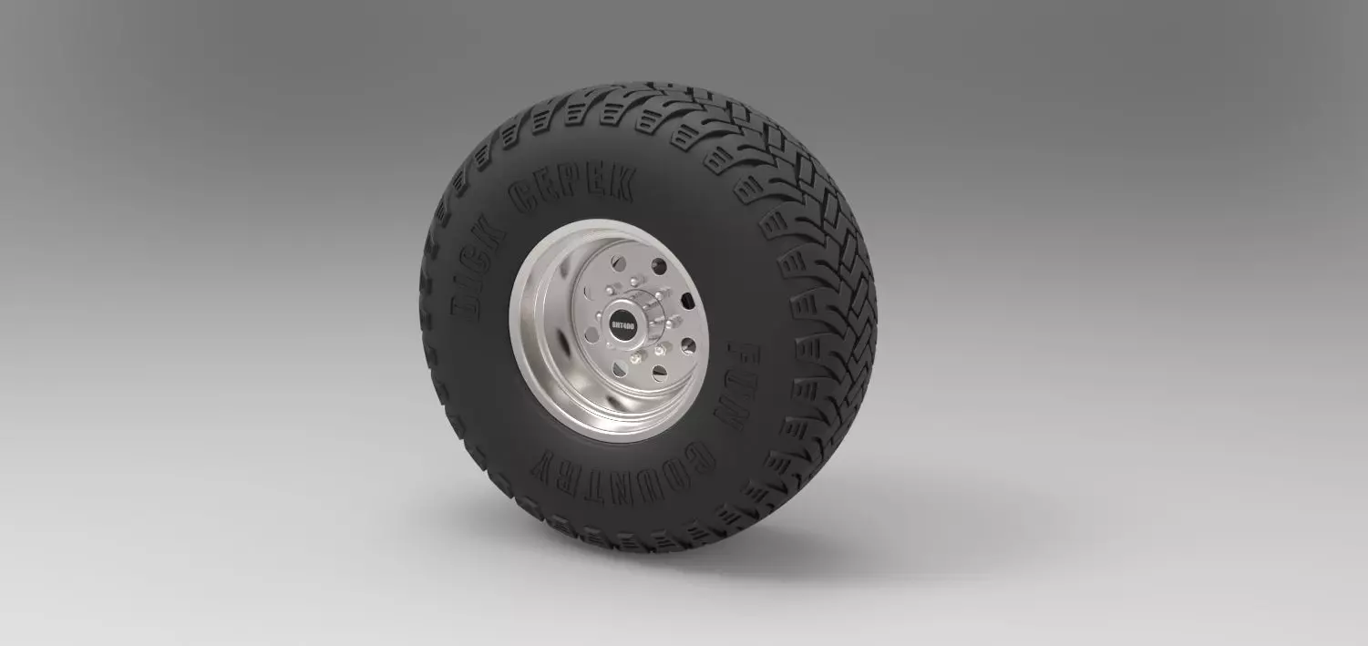 Offroad wheel 3 3D model_0