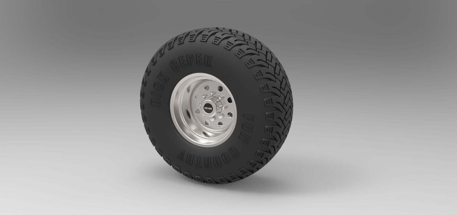 Offroad wheel 3 3D model_5