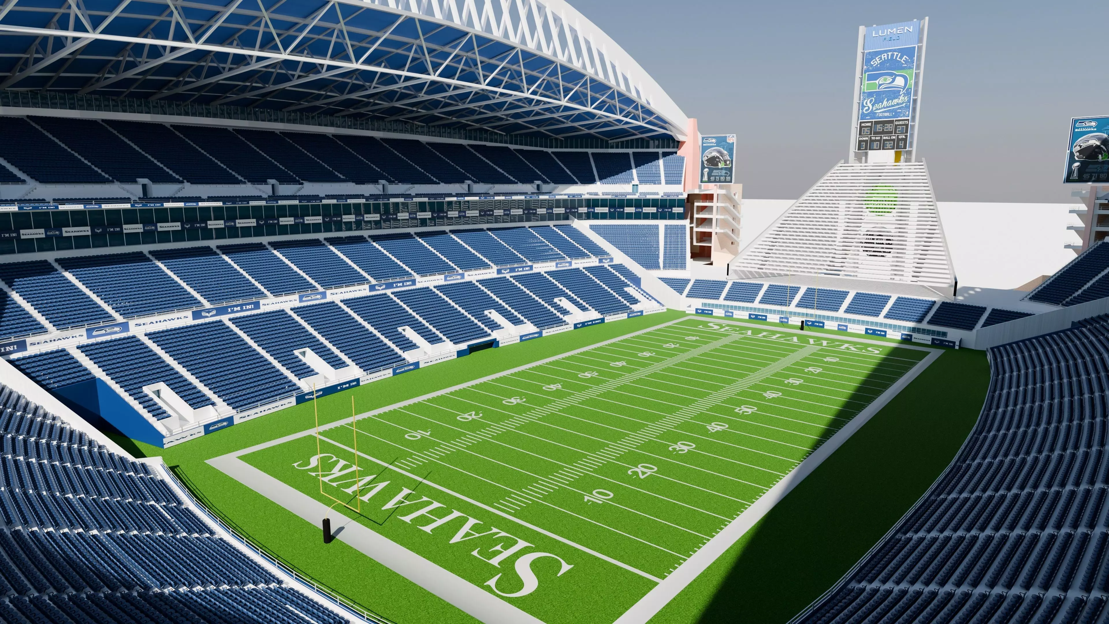 Lumen Field Stadium 3D model_9