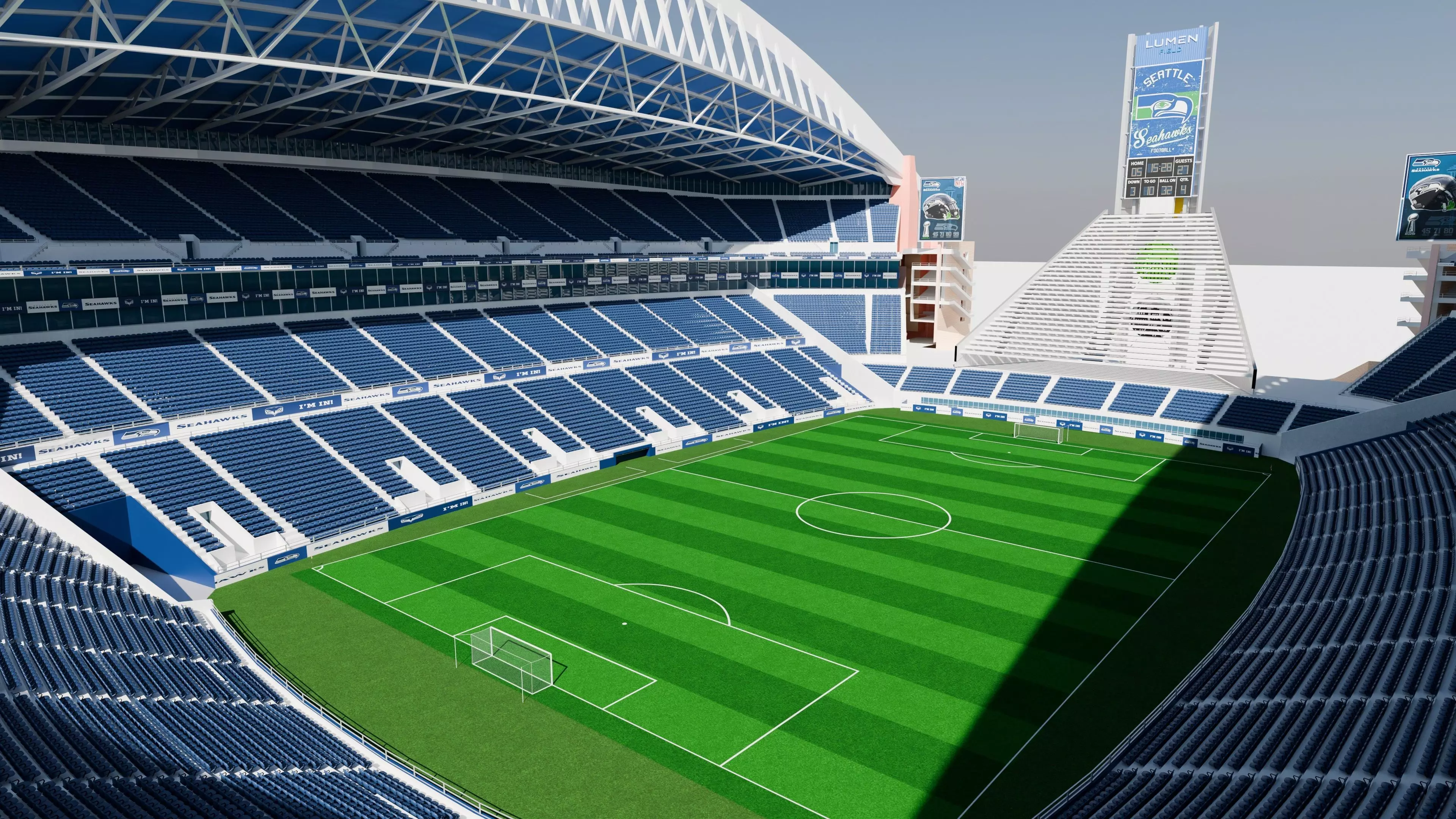 Lumen Field Stadium 3D model_10