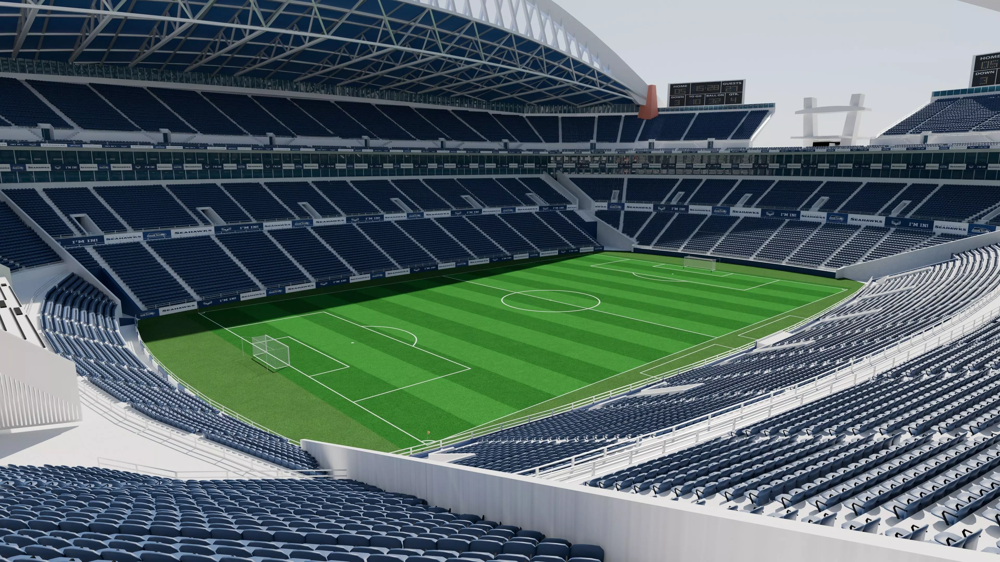 Lumen Field Stadium 3D model_11