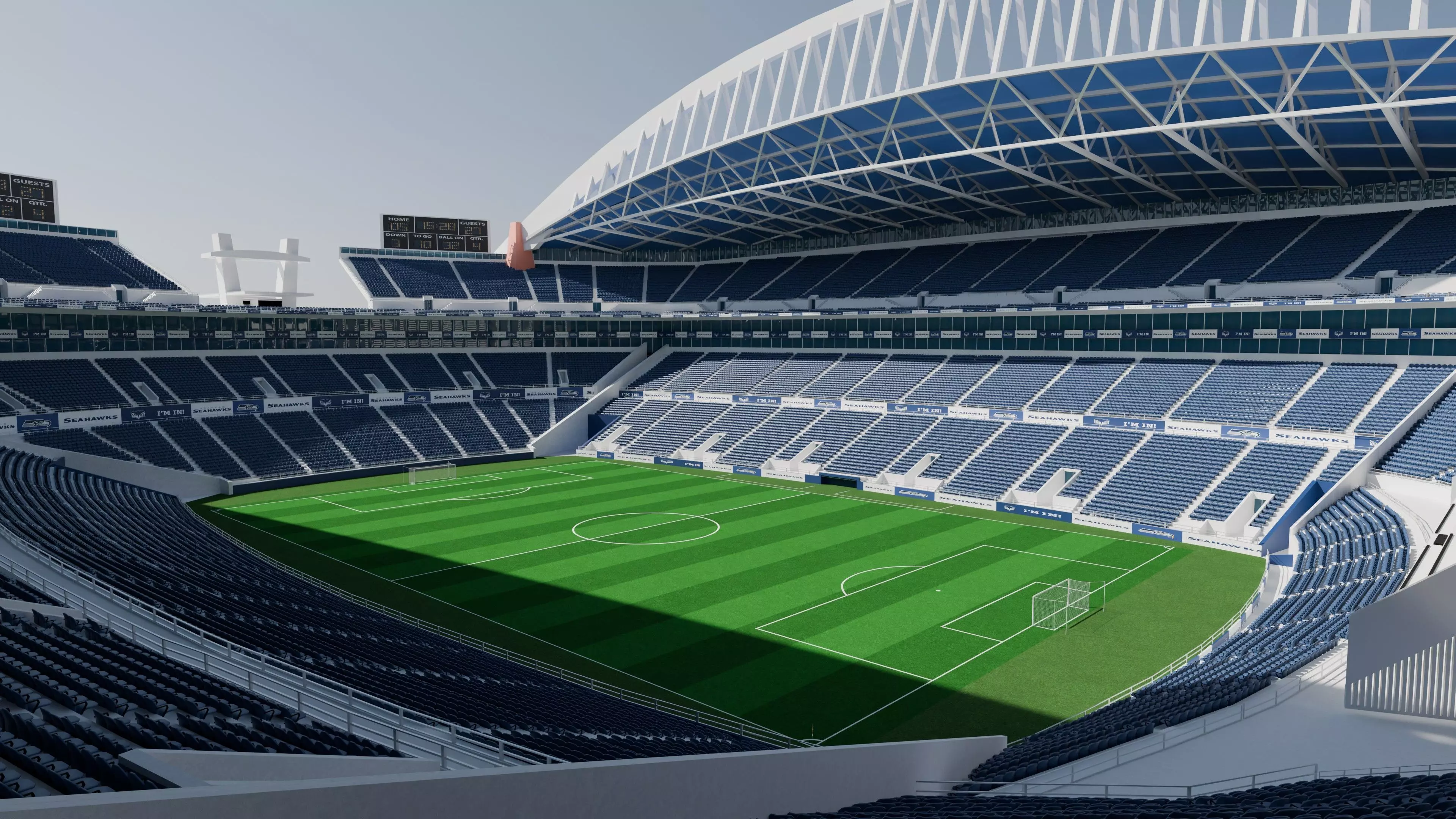 Lumen Field Stadium 3D model_1