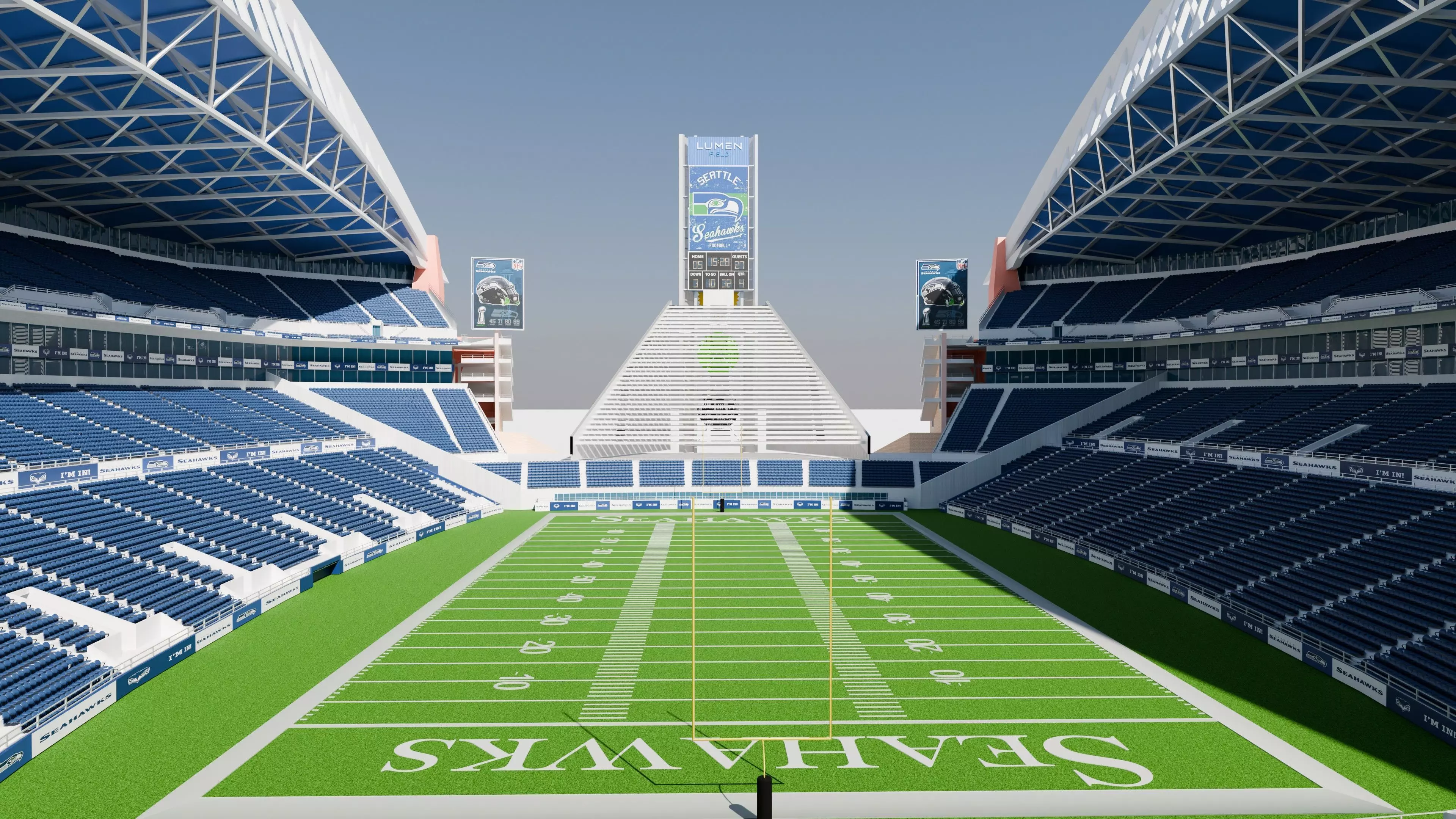 Lumen Field Stadium 3D model_8