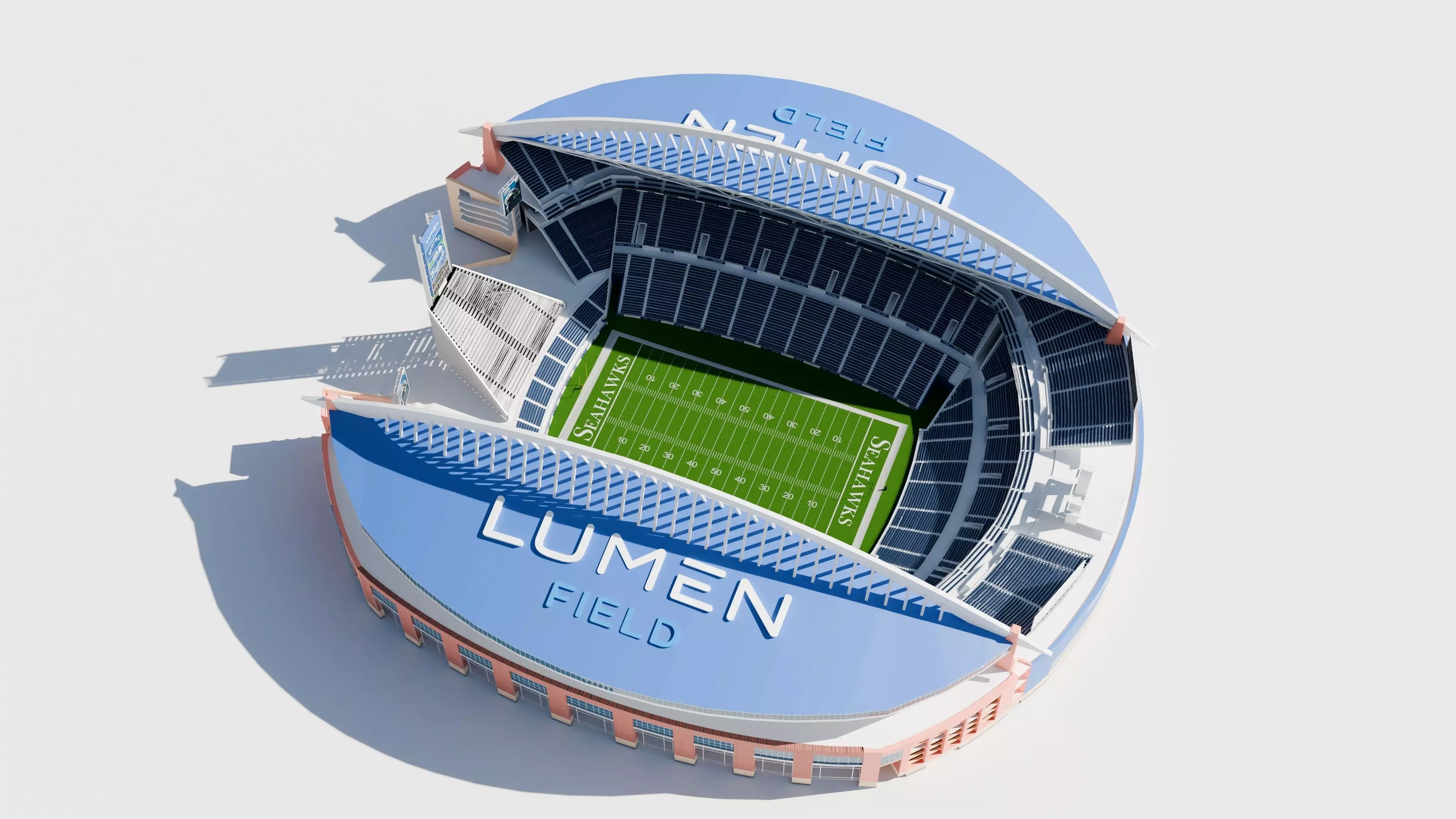 Lumen Field Stadium 3D model_6