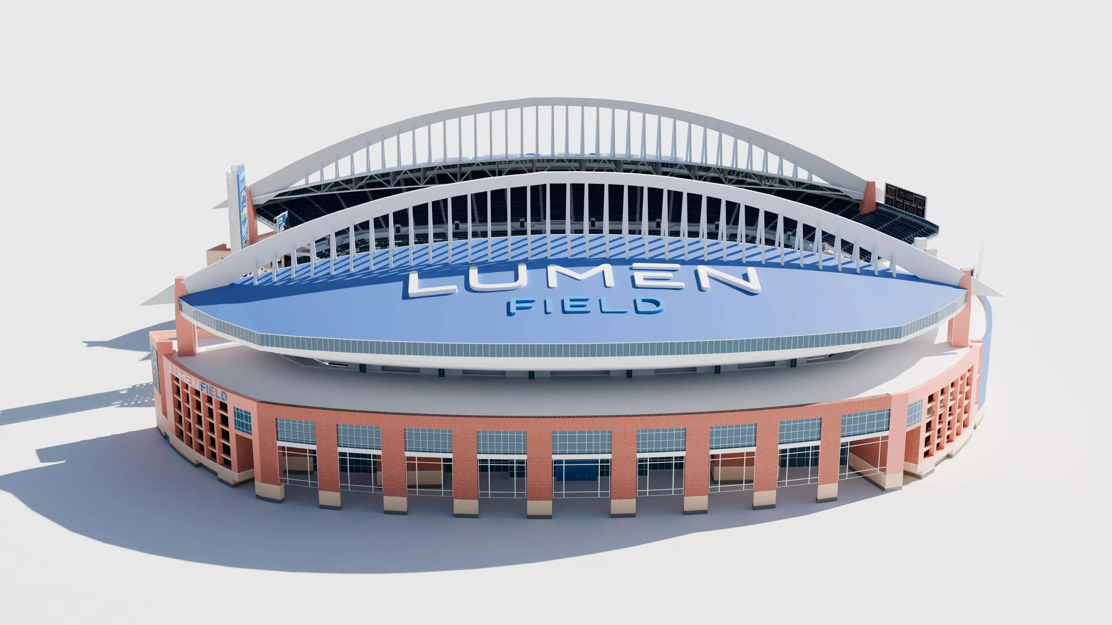 Lumen Field Stadium 3D model_5
