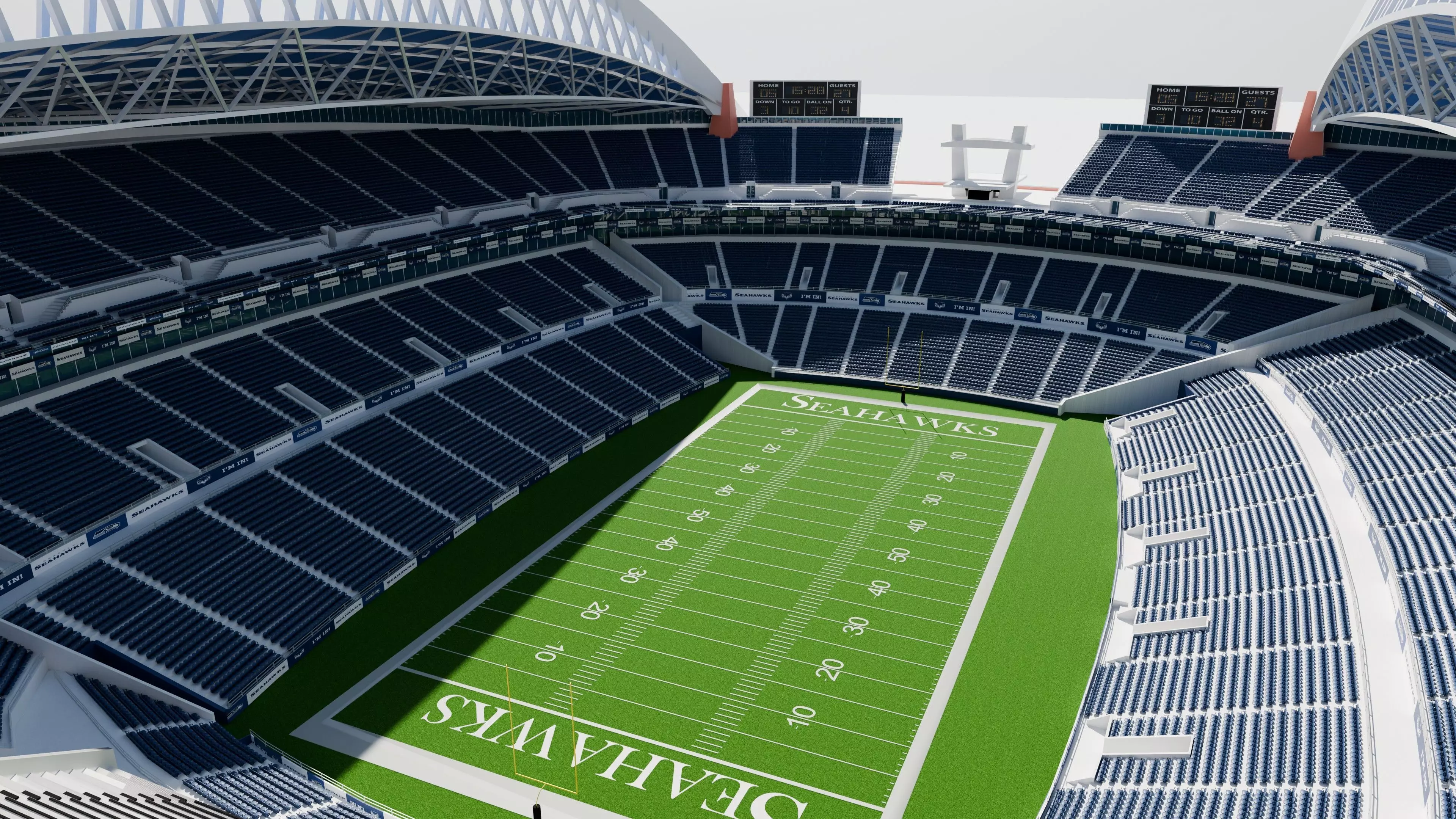 Lumen Field Stadium 3D model_7