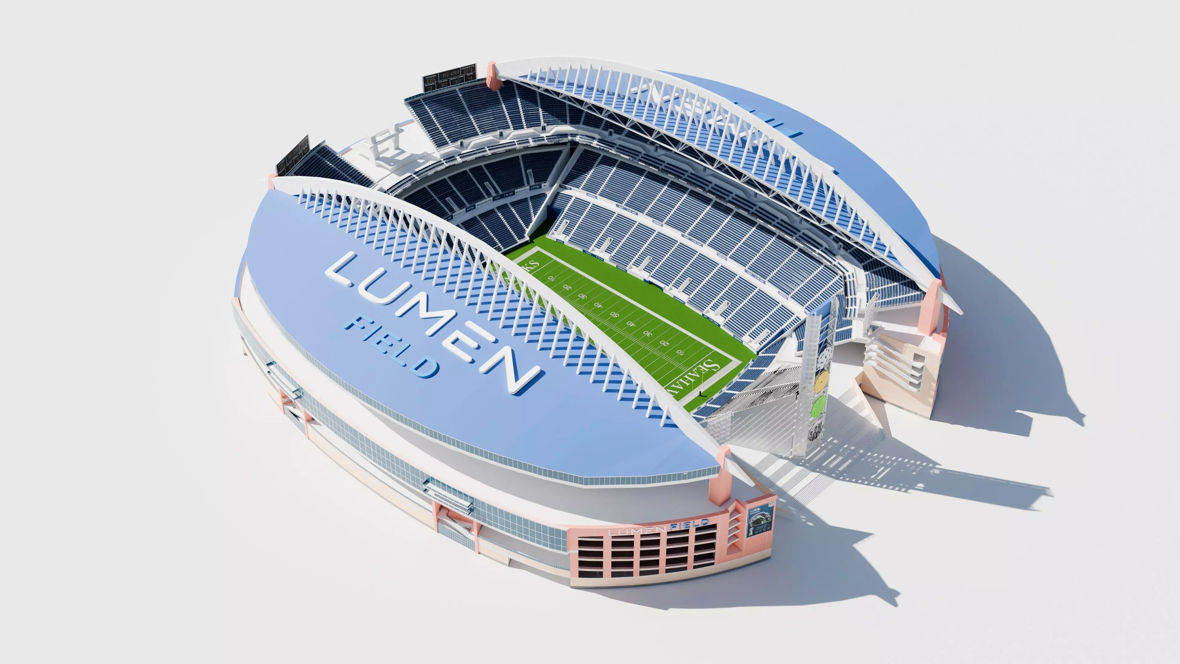 Lumen Field Stadium 3D model_3