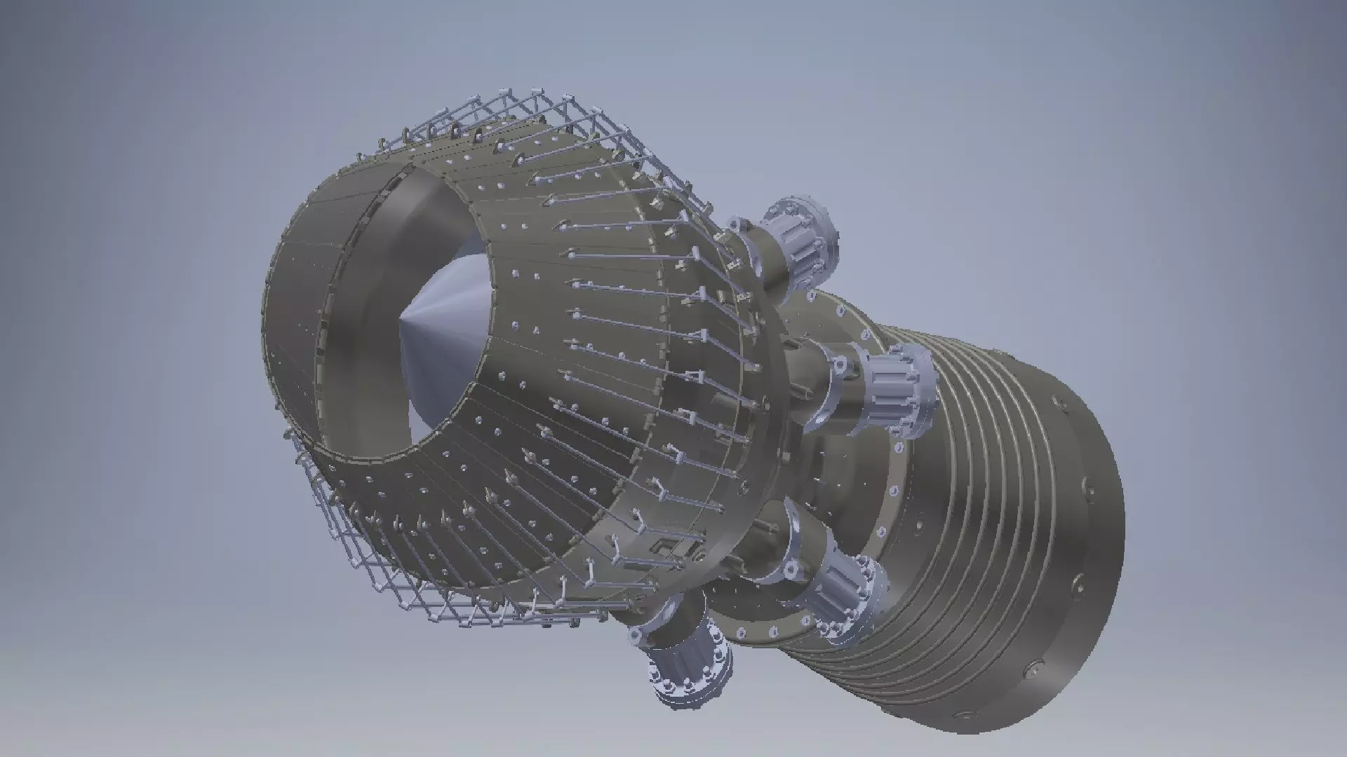 Turbojet Engine 3d model 3D model_19