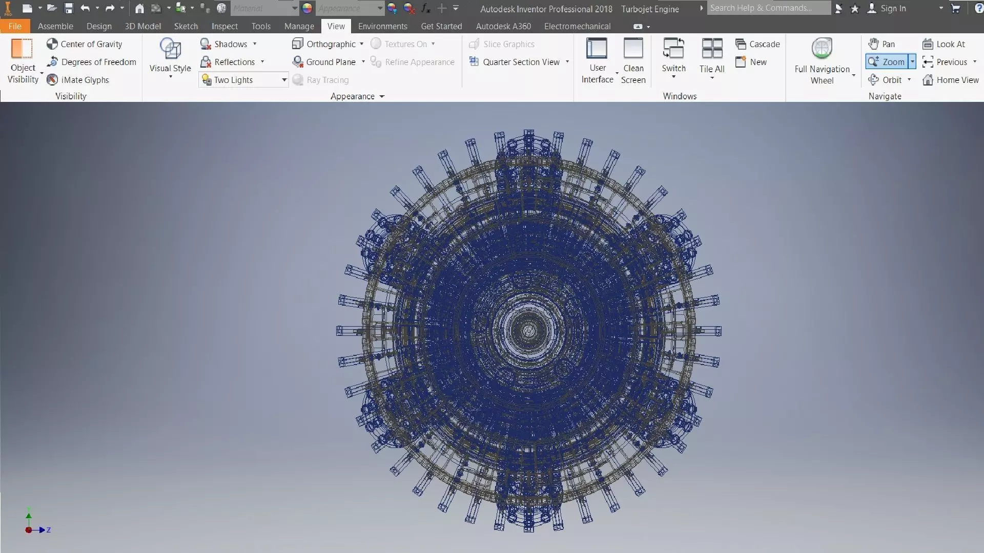 Turbojet Engine 3d model 3D model_12