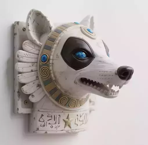 Dog sculpture