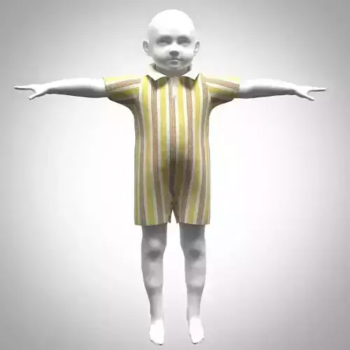 Baby Rompers 3D model