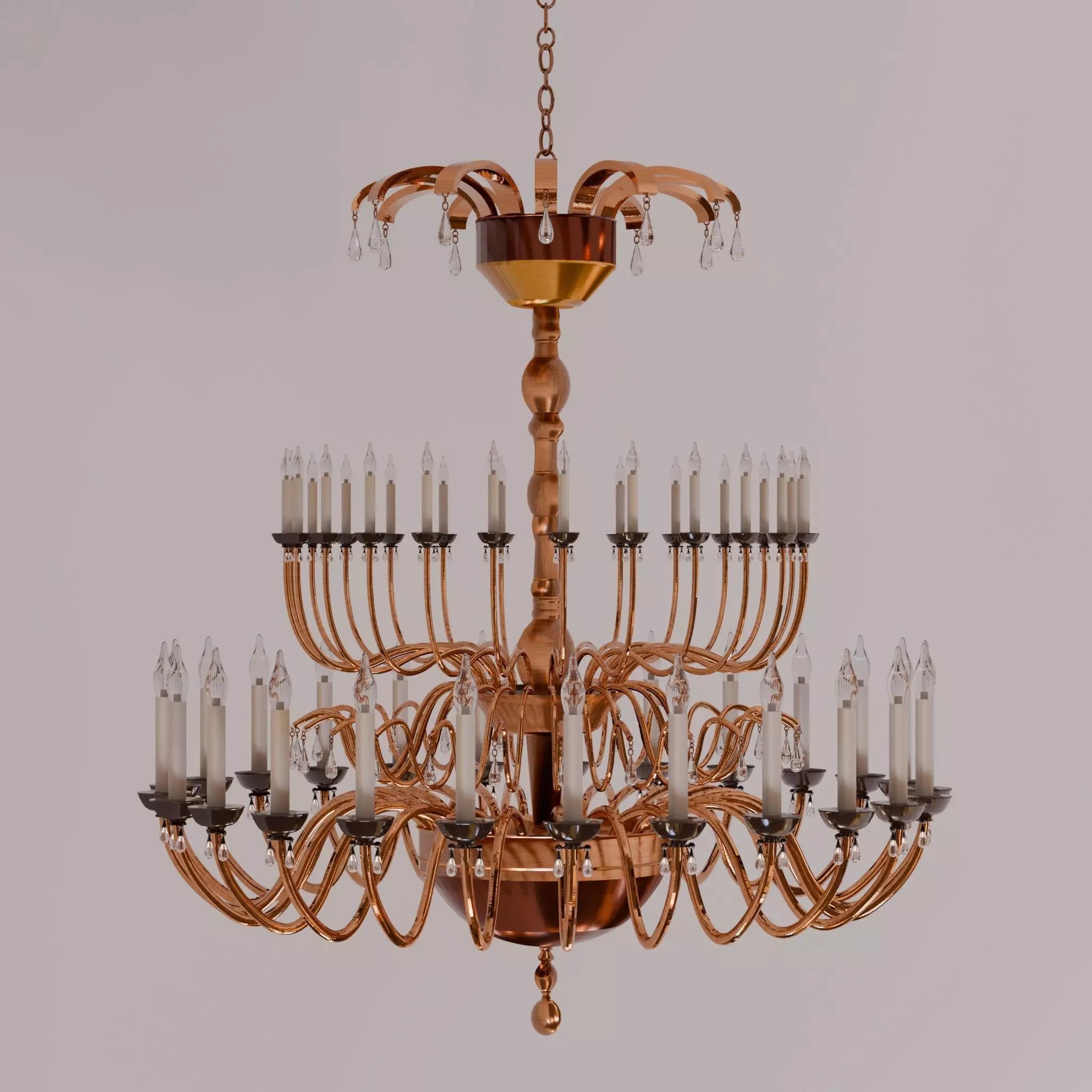 Chandelier 3D model_2