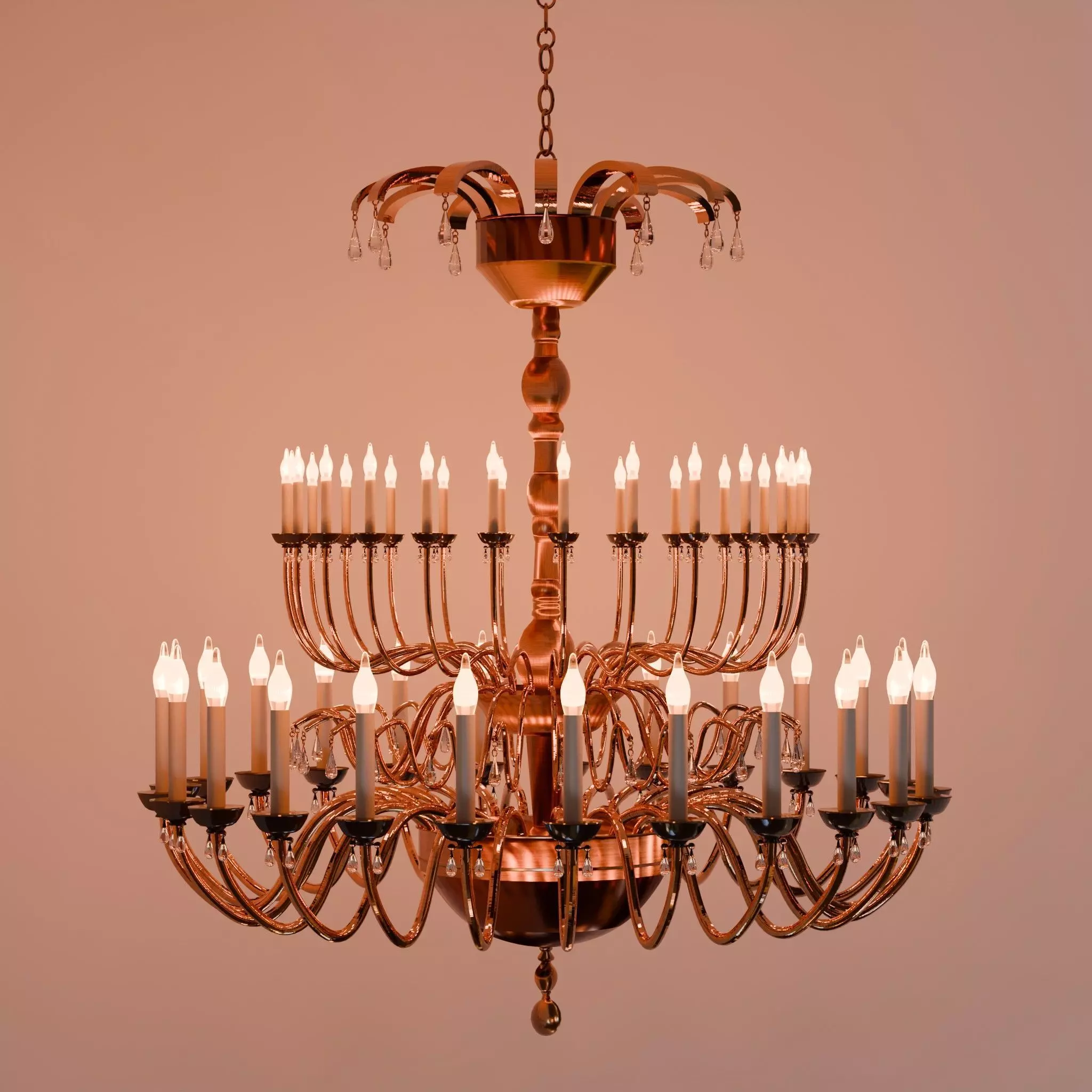 Chandelier 3D model_3