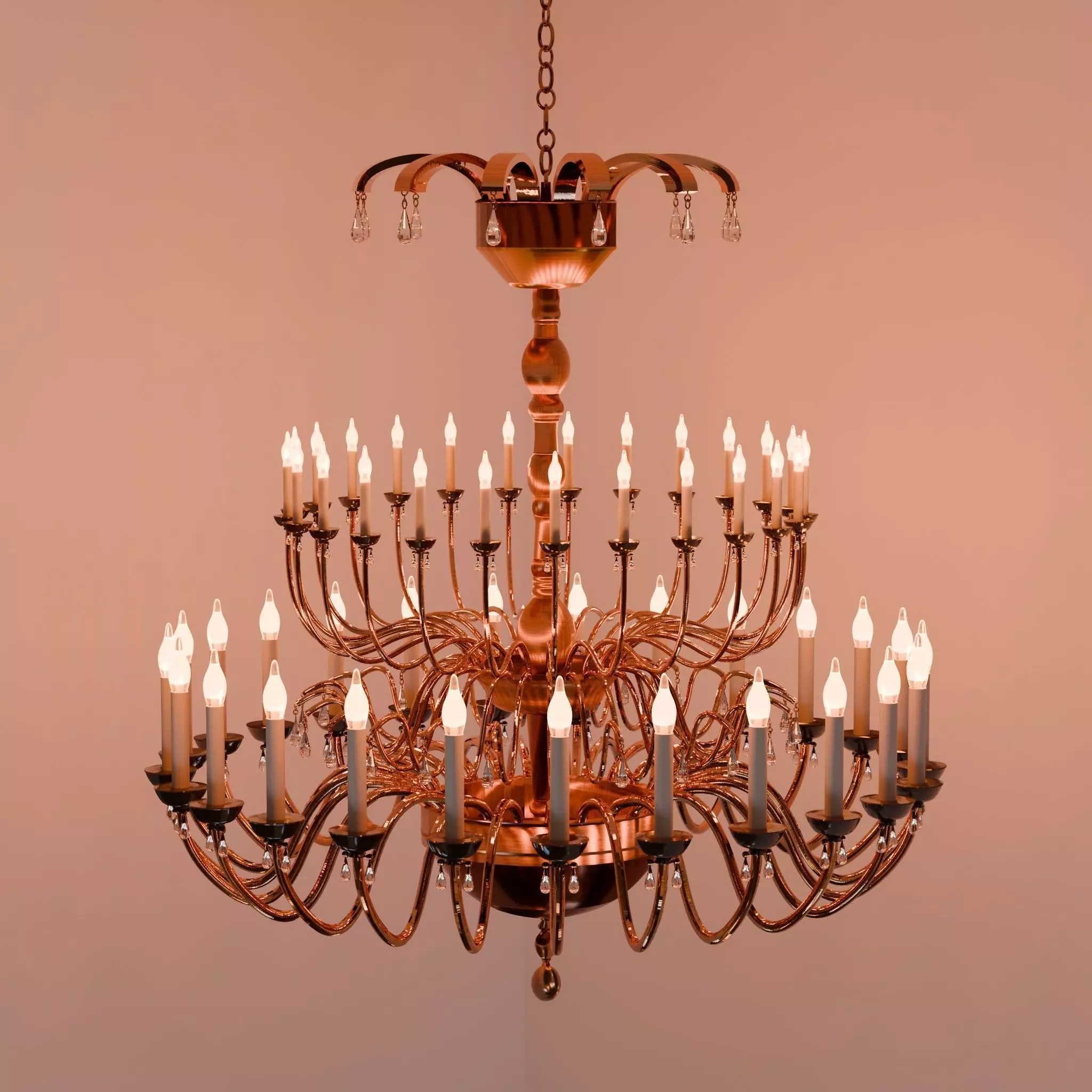 Chandelier 3D model_0