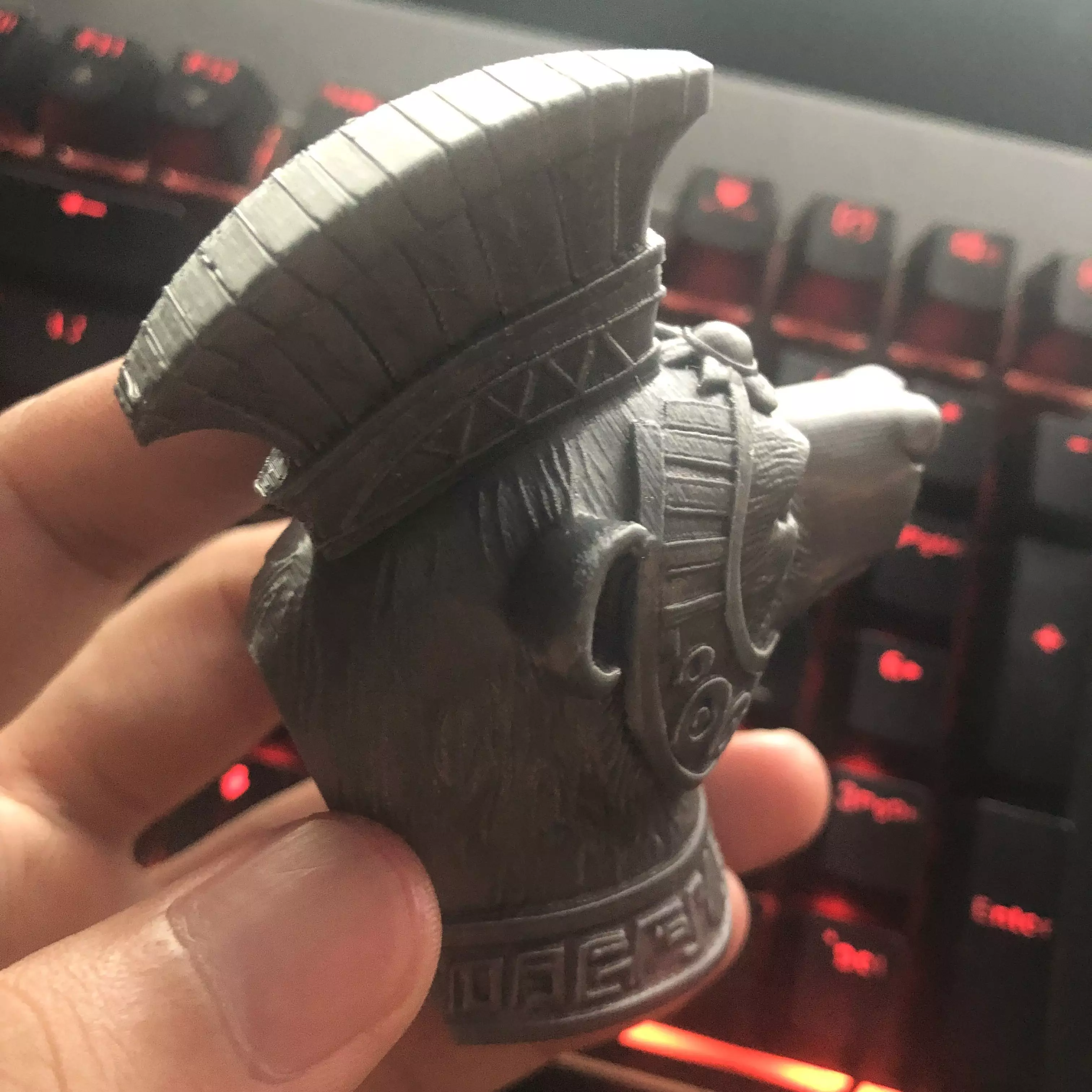 bear sculpture 3D print model_14