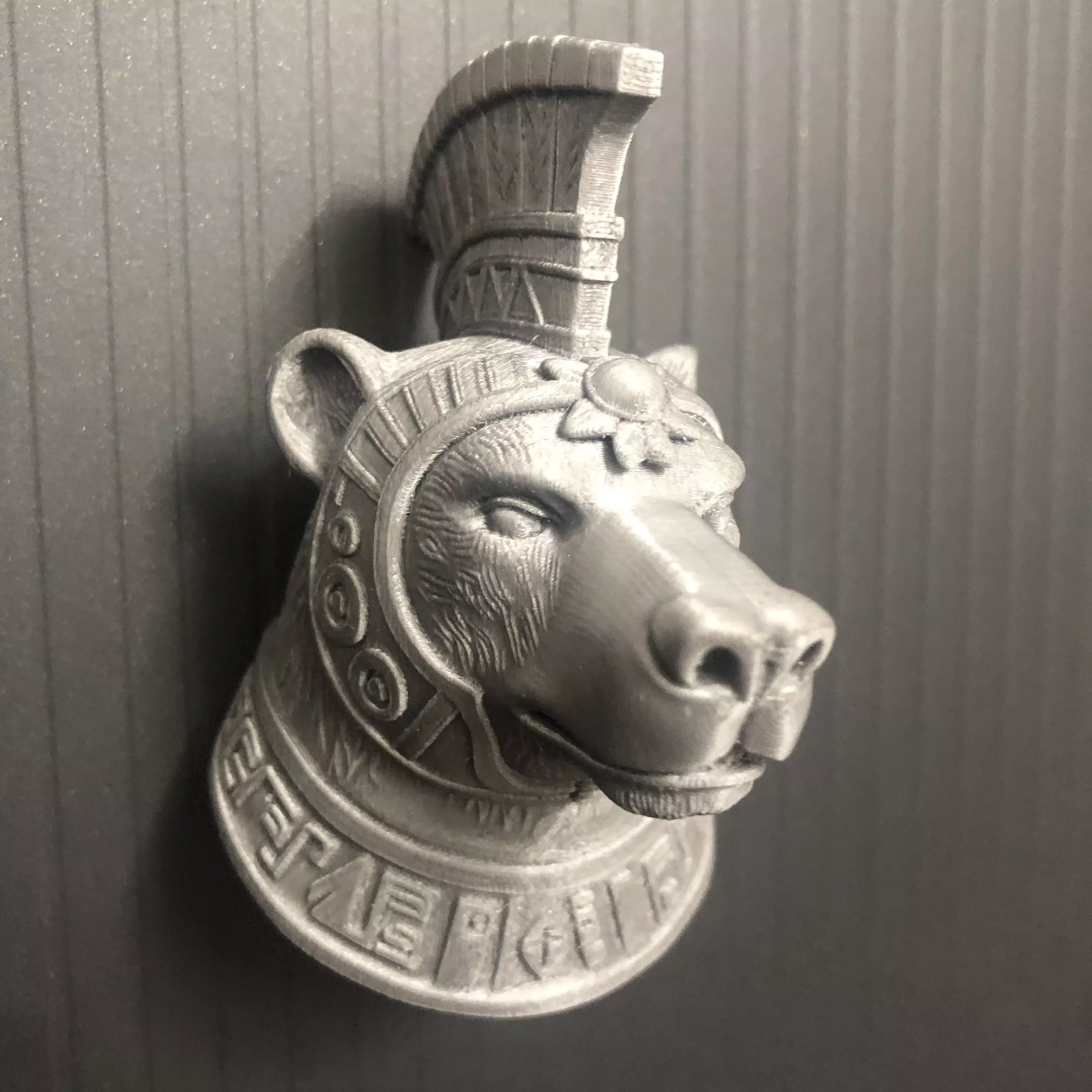 bear sculpture 3D print model_1