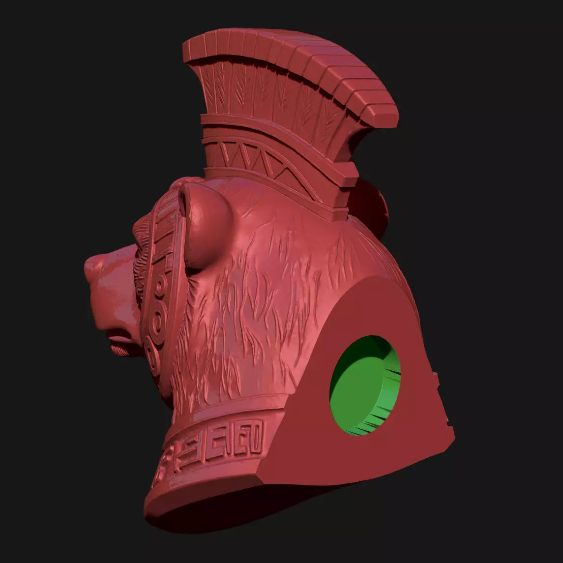 bear sculpture 3D print model_10