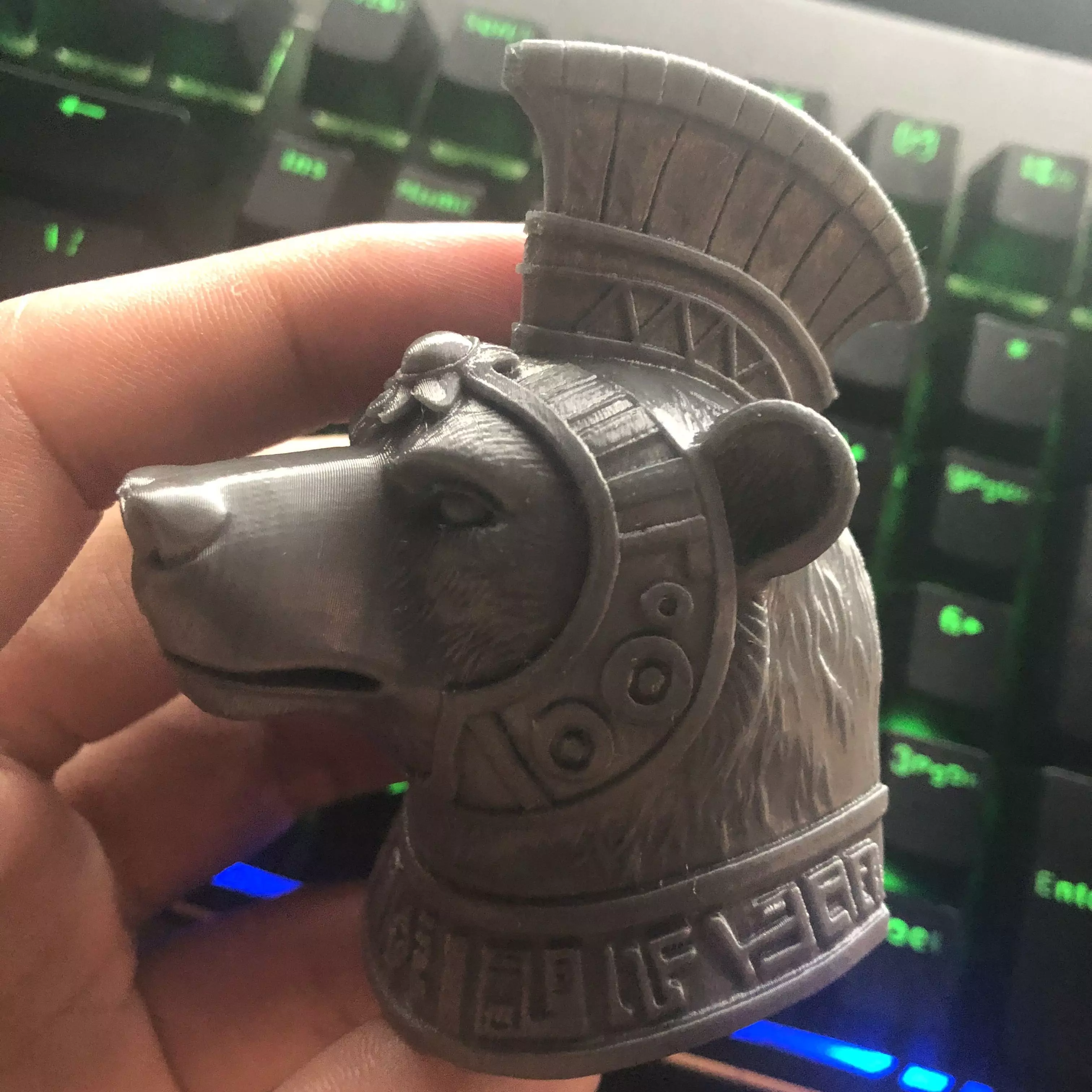 bear sculpture 3D print model_2