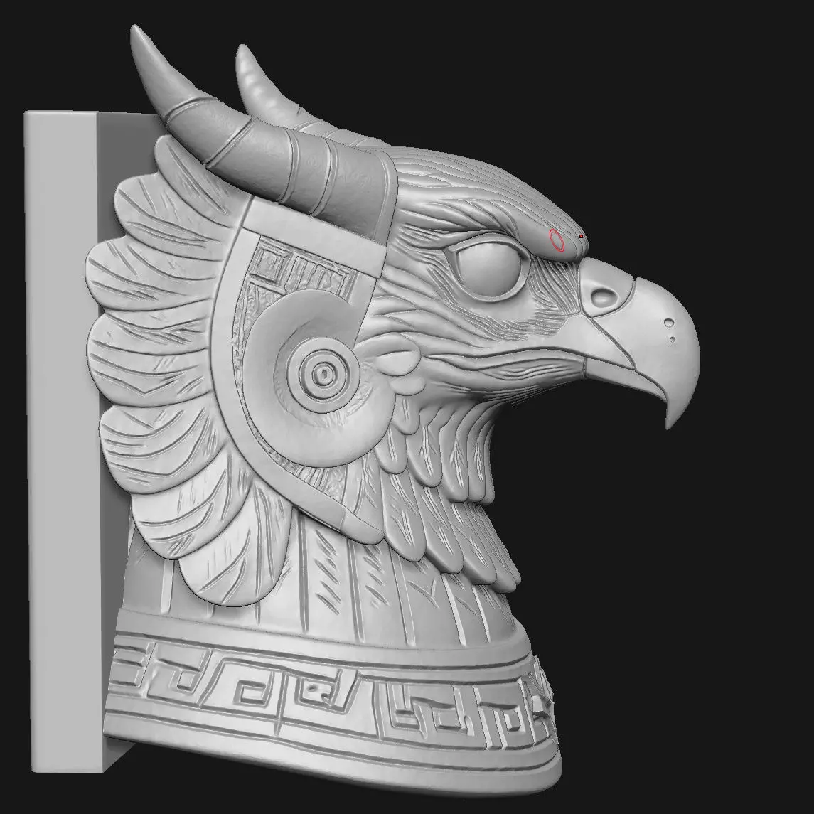 Griffin 3D print model_3