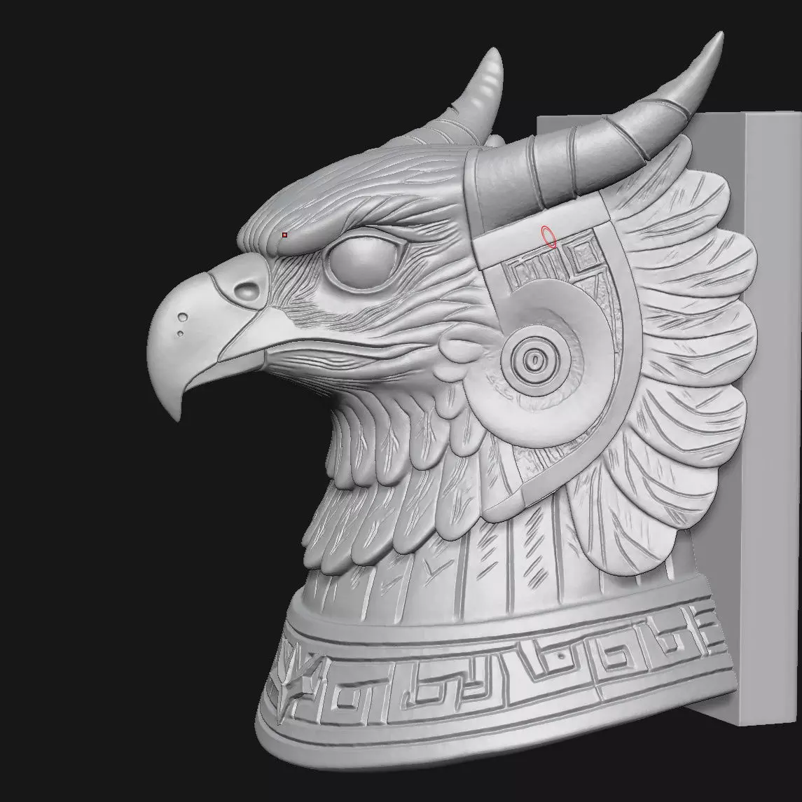 Griffin 3D print model_5
