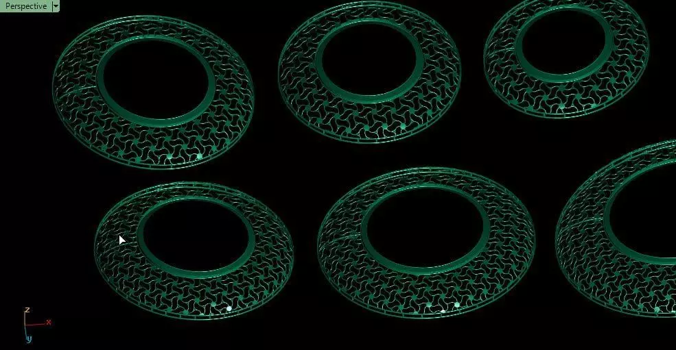 12 arabic service pieces 1point5 to 8cm 3D print model_3