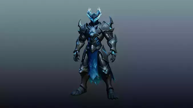 Wolf knight character KM-4