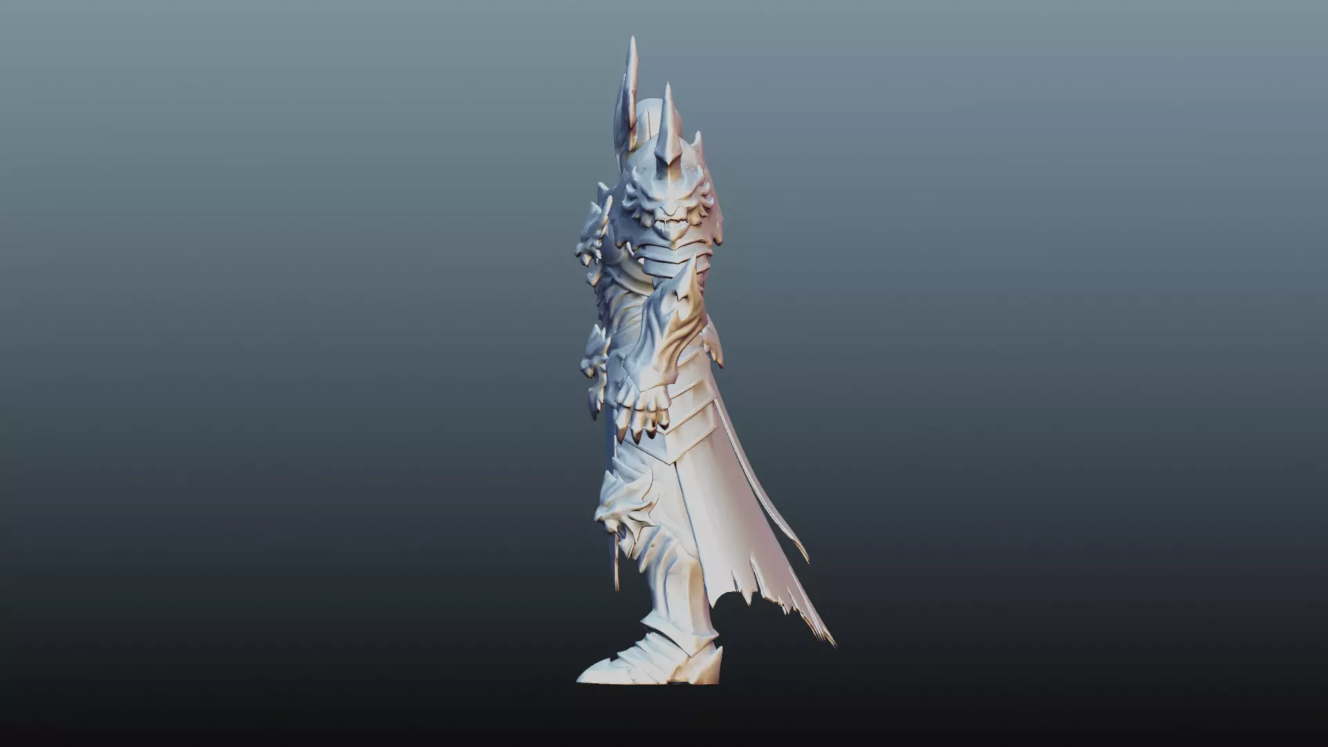Dark knight character KM-5 3D model_8